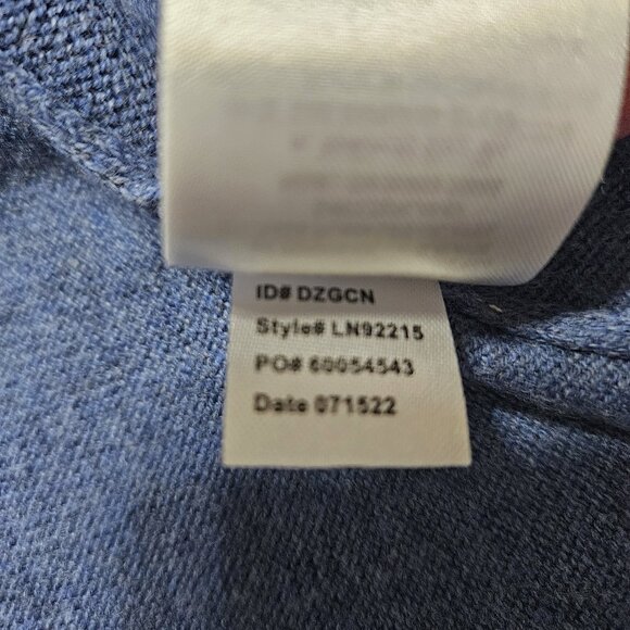 Ralph Lauren Black Label Ladies Cotton Cashmere Blazer-style Cardigan Indigo M - Picture 15 of 15